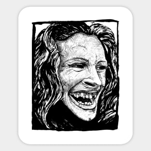 Julia Smiles Sticker